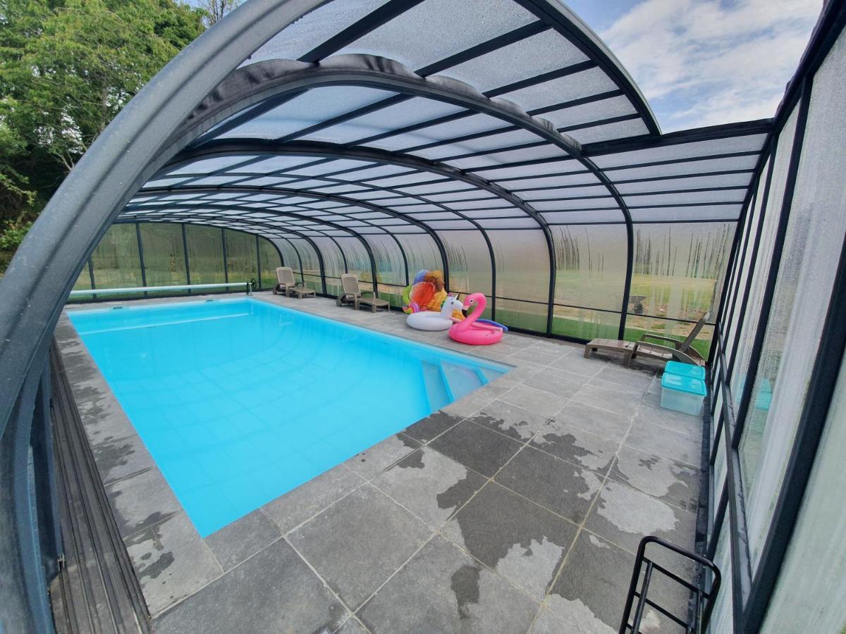 Gites De Maner Ster - Le Frene Piscine Ou Le Chene Piscine Et Spa Privatif Cleden-Poher Экстерьер фото